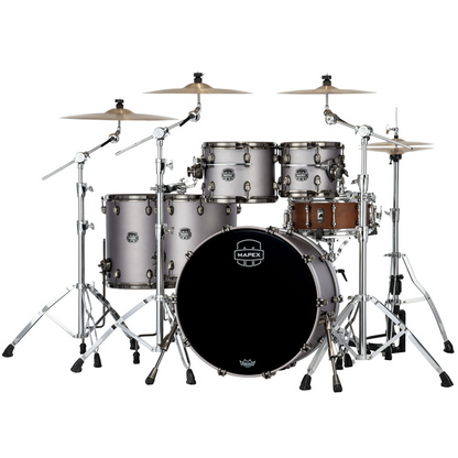 Mapex Saturn Evolution Workhorse 5-Piece Shell Pack in Gun Metal Grey