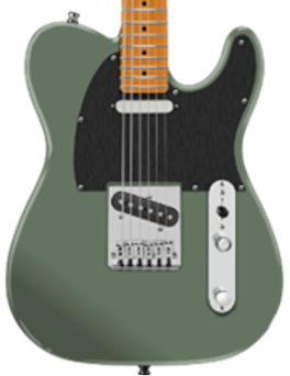 Fender Limited Edition American Ultra II Telecaster, Roasted Maple Neck, Antique Olive