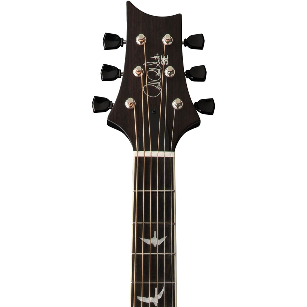 PRS SE P20E Acoustic Guitar in Black Dog Hair (Gloss Top with Satin Back & Sides)
