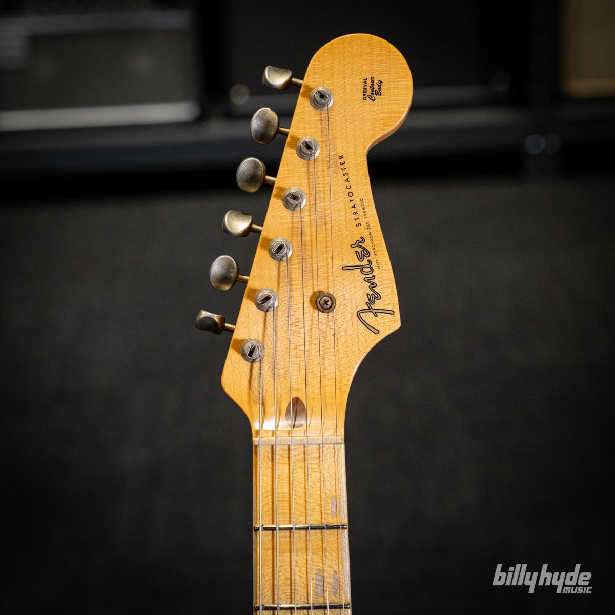 Fender Custom Shop Limited Edition 70th Anniversary 1954 Stratocaster Journeyman Relic Electric Guitar in Wide-Fade 2-Color Sunburst