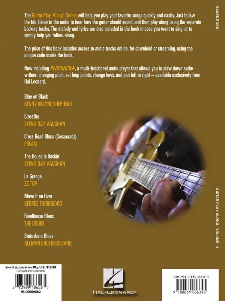 Blues Rock Guitar Play Along Volume 14 Bk/Ola