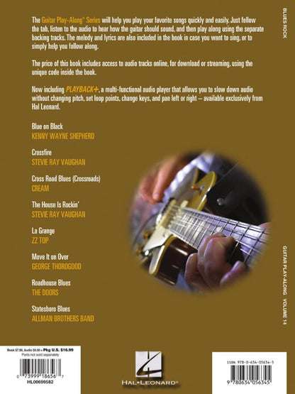 Blues Rock Guitar Play Along Volume 14 Bk/Ola