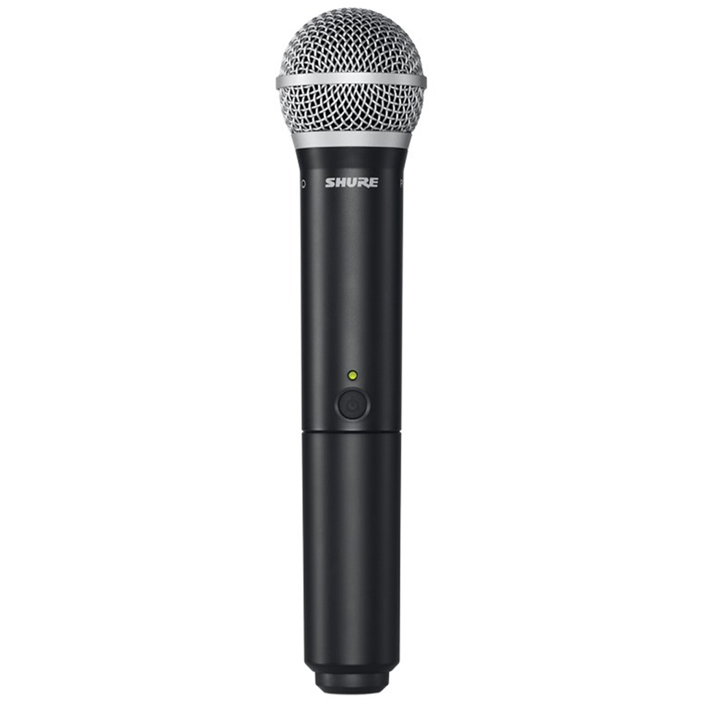 Shure Wireless Dual Handheld System 2 x BLX2PG58 Mic & BLX88 RX Auto Setup 614-638MHz