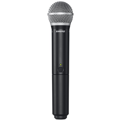 Shure Wireless Dual Handheld System 2 x BLX2PG58 Mic & BLX88 RX Auto Setup 614-638MHz
