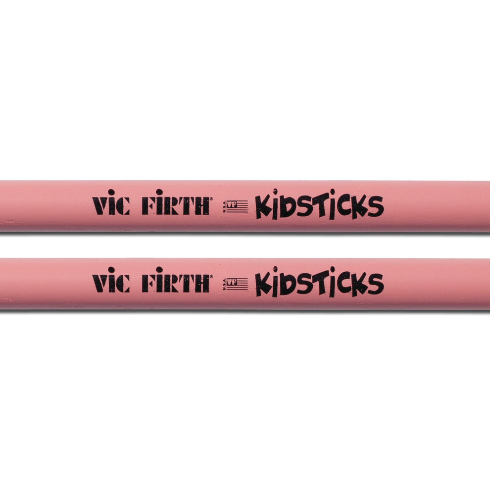 Vic Firth American Classic Kidsticks Wood Tip Drumsticks in Pink