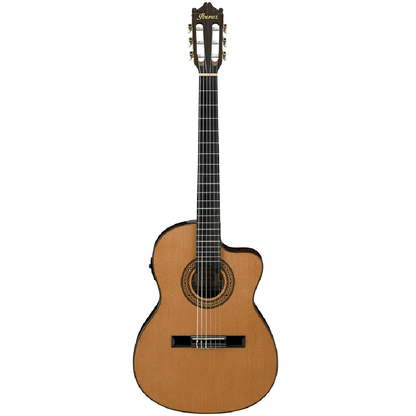 Ibanez GA5TCE Thinline Classical Guitar in Amber High Gloss
