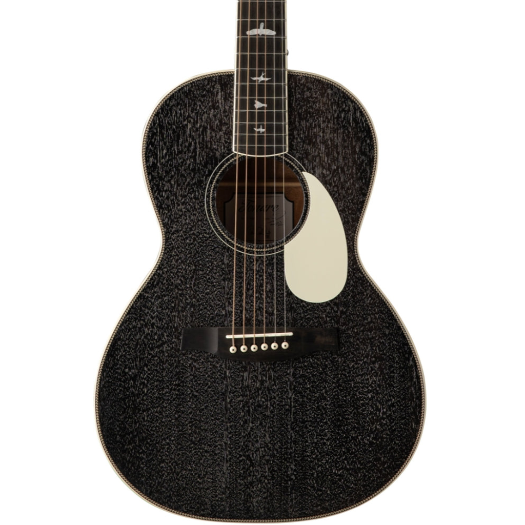 PRS SE P20E Acoustic Guitar in Black Dog Hair (Gloss Top with Satin Back & Sides)