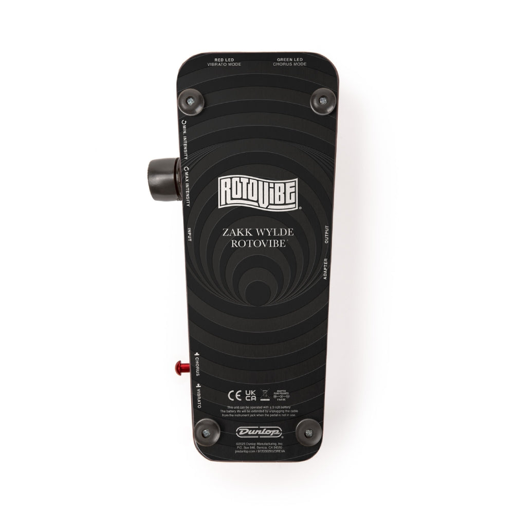Dunlop Wylde Audio WA357 Zakk Wylde Rotovibe Chorus Vibrato Guitar Effect Pedal