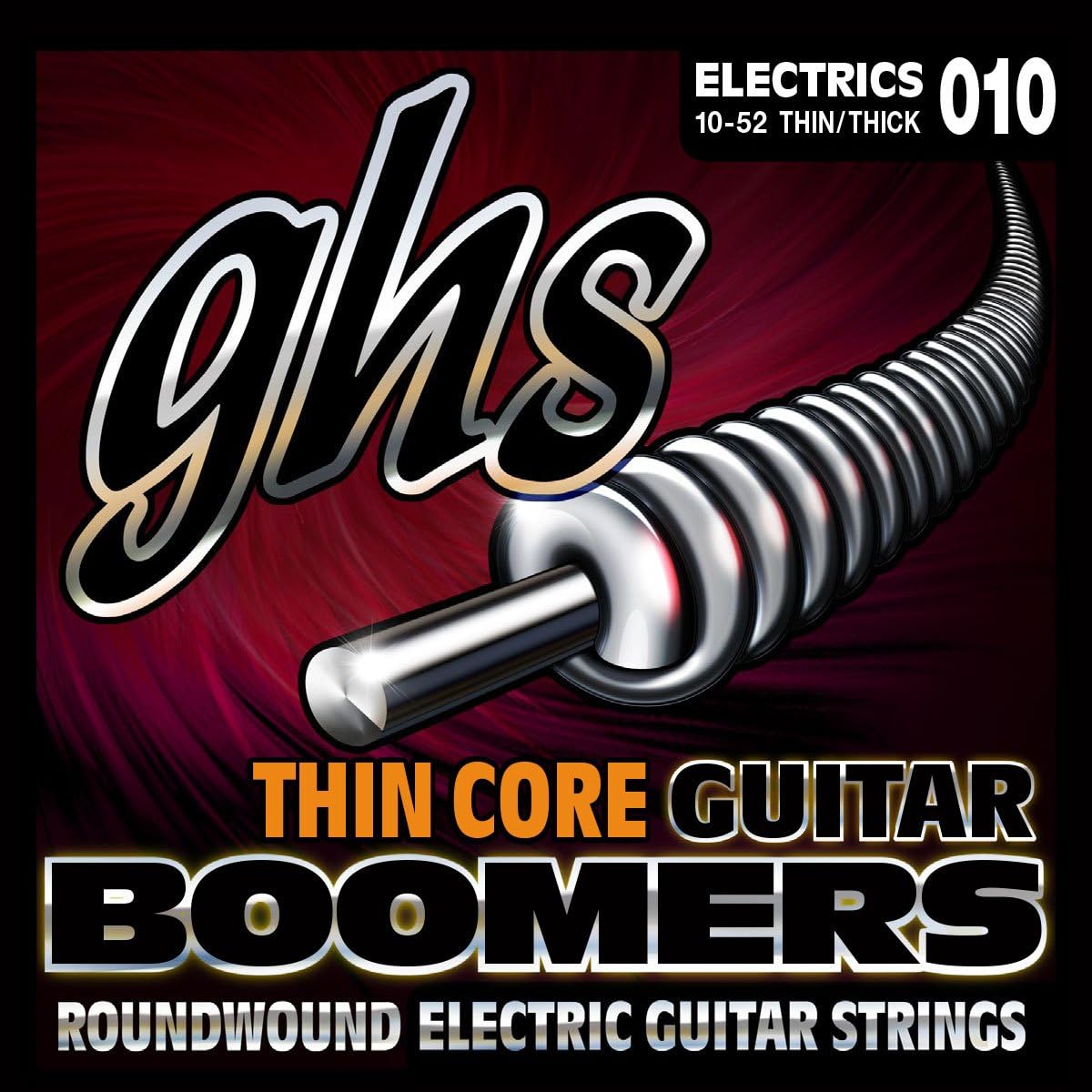 GHS TC GBTNT Thin Core Boomers Electric Guitar Strings Thin Thick 10-52 Gauge