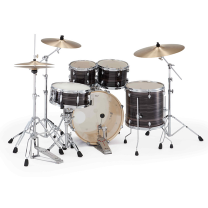 Pearl Export Plus 5-Piece Fusion Kit Drum Kit with Cymbal Pack in Metallic Amethyst Twist