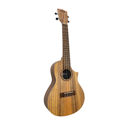 Kala Teak KATKCCE Tri Top Concert Ukulele  in Natural