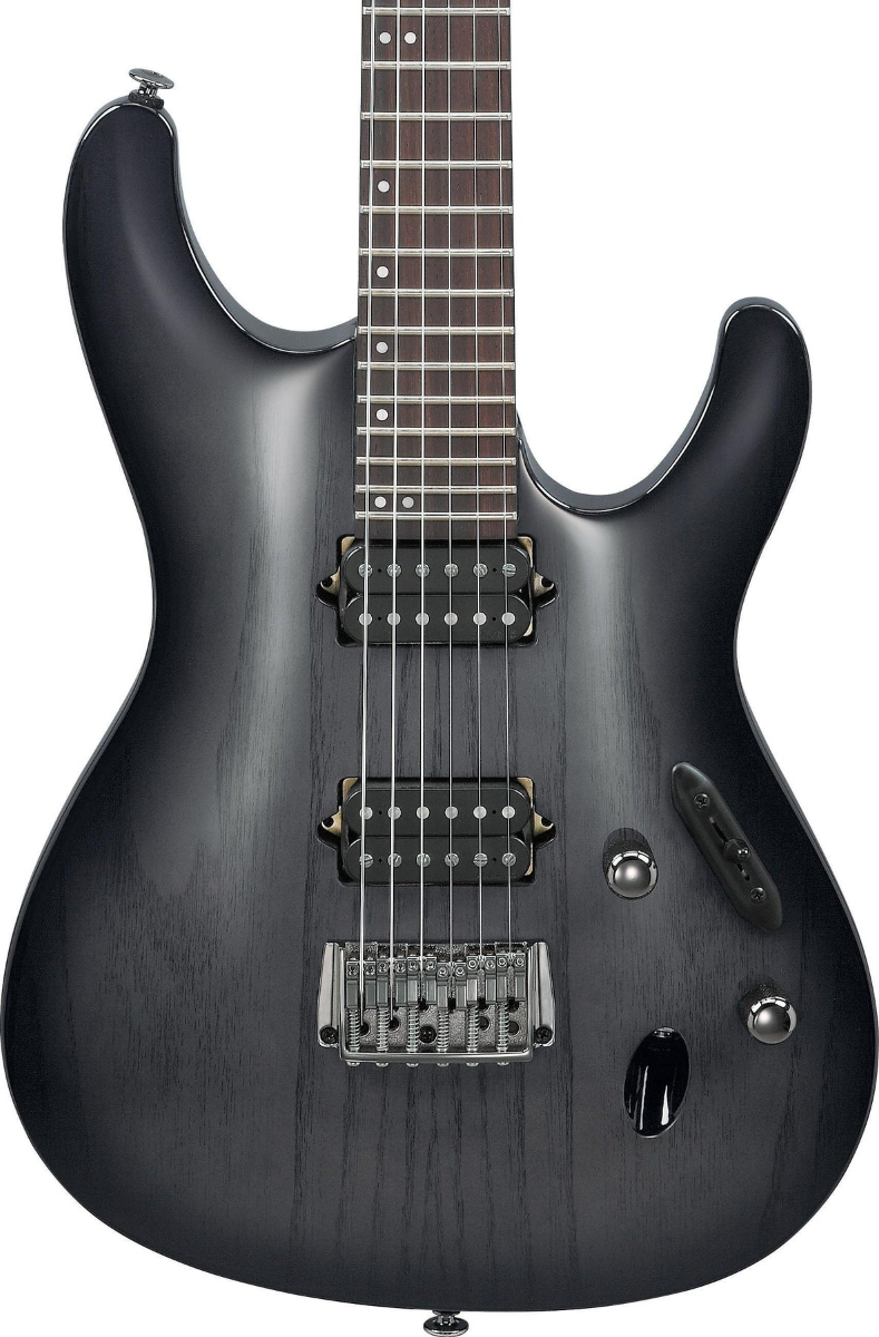 Ibanez Prestige S6621AH Electric Guitar in Transparent Gray Burst