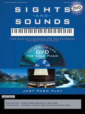SIGHTS AND SOUNDS PIANO COLLECTION SONGBOOK/DVD