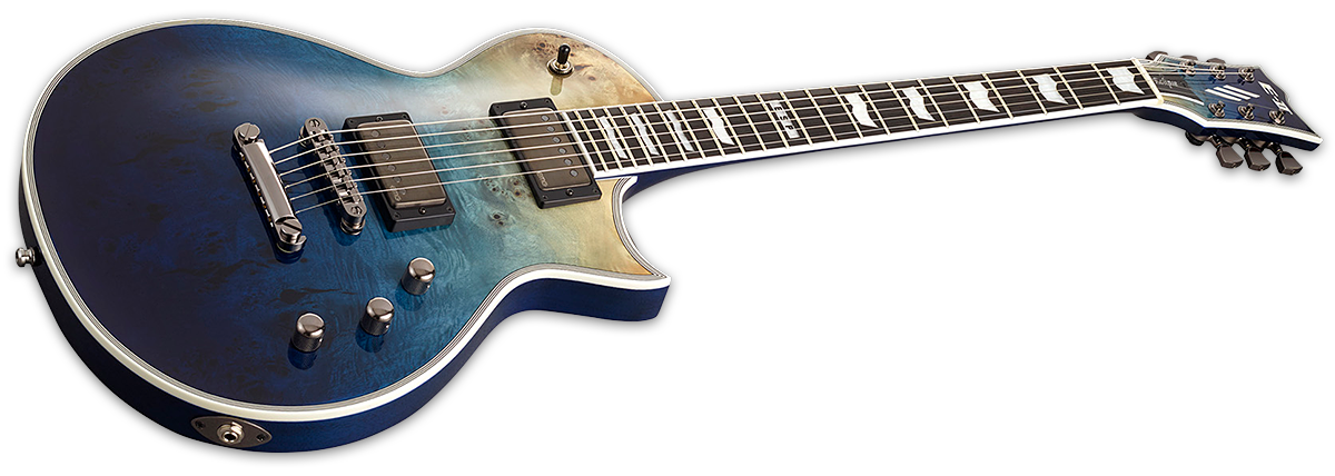 ESP E II Eclipse in Blue Natural Fade
