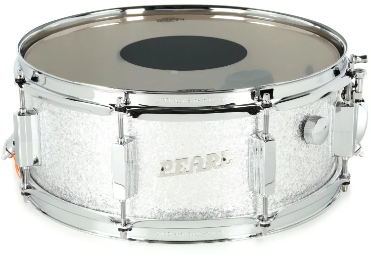 Pearl President Series Deluxe 5.5" x 14" Silver Sparkle Snare Drum