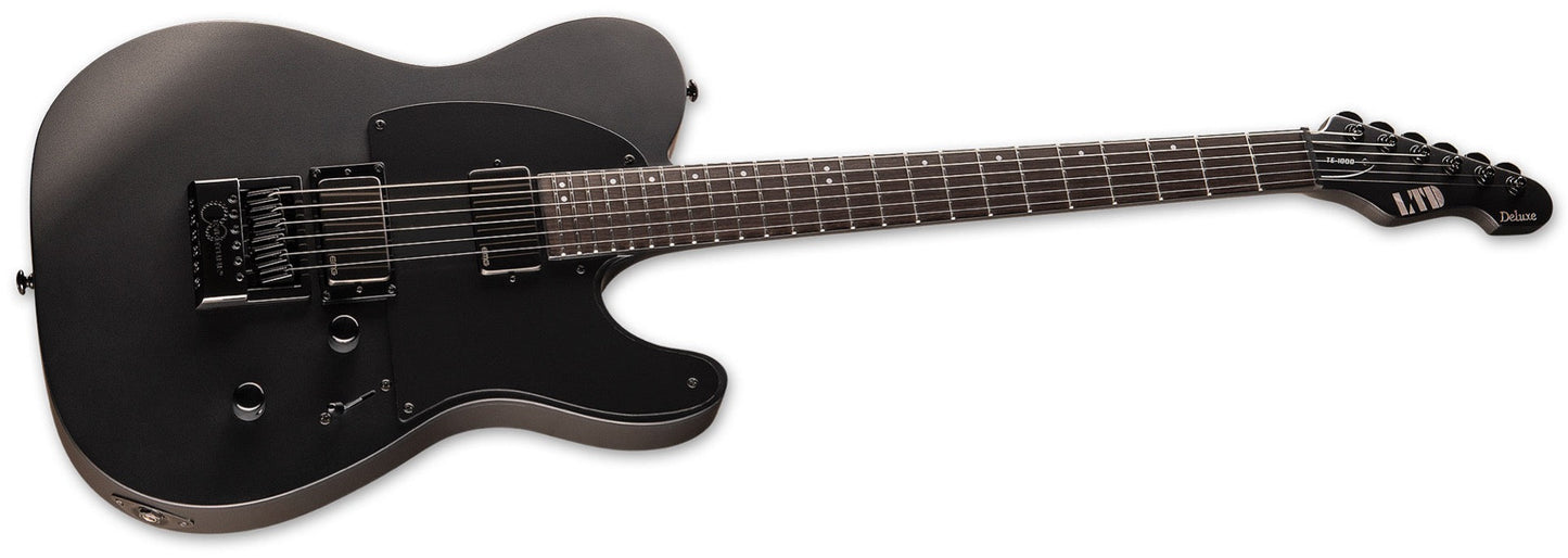 ESP LTD TE-1000 EverTune in Charcoal Metallic Satin