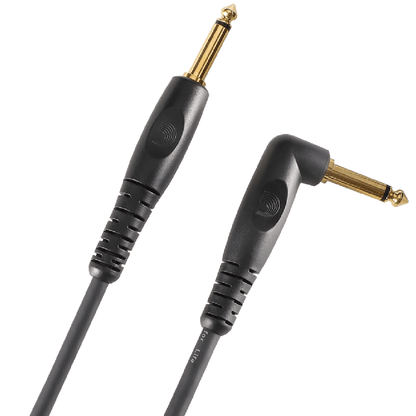 D'Addario Planet Waves Custom Series 20' Straight Right Angle Instrument Cable