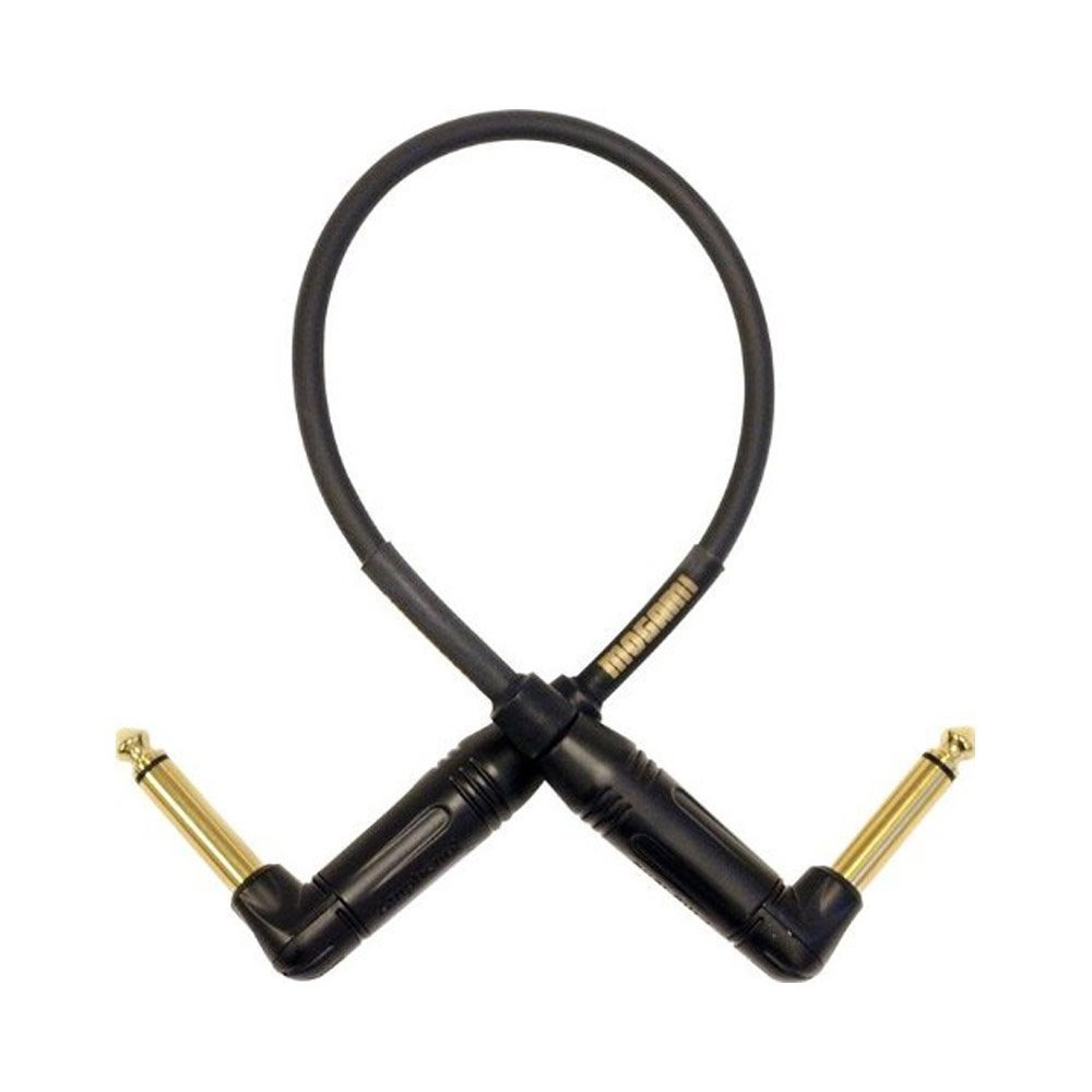 Mogami 1.5 ft Gold Pedal Accessory Right Angle to Right Angle Patch Cable
