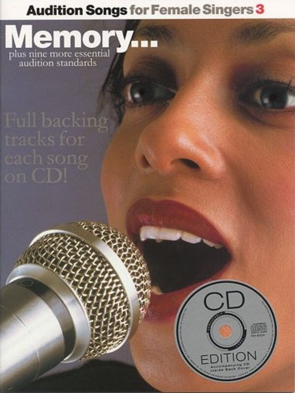 Audition Songs For Female Singers 3 Bk/Cd