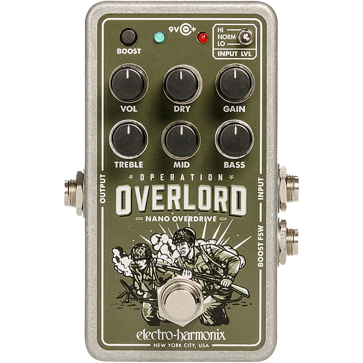 Electro Harmonix Nano Operation Overlord Overdrive/Distortion Pedal