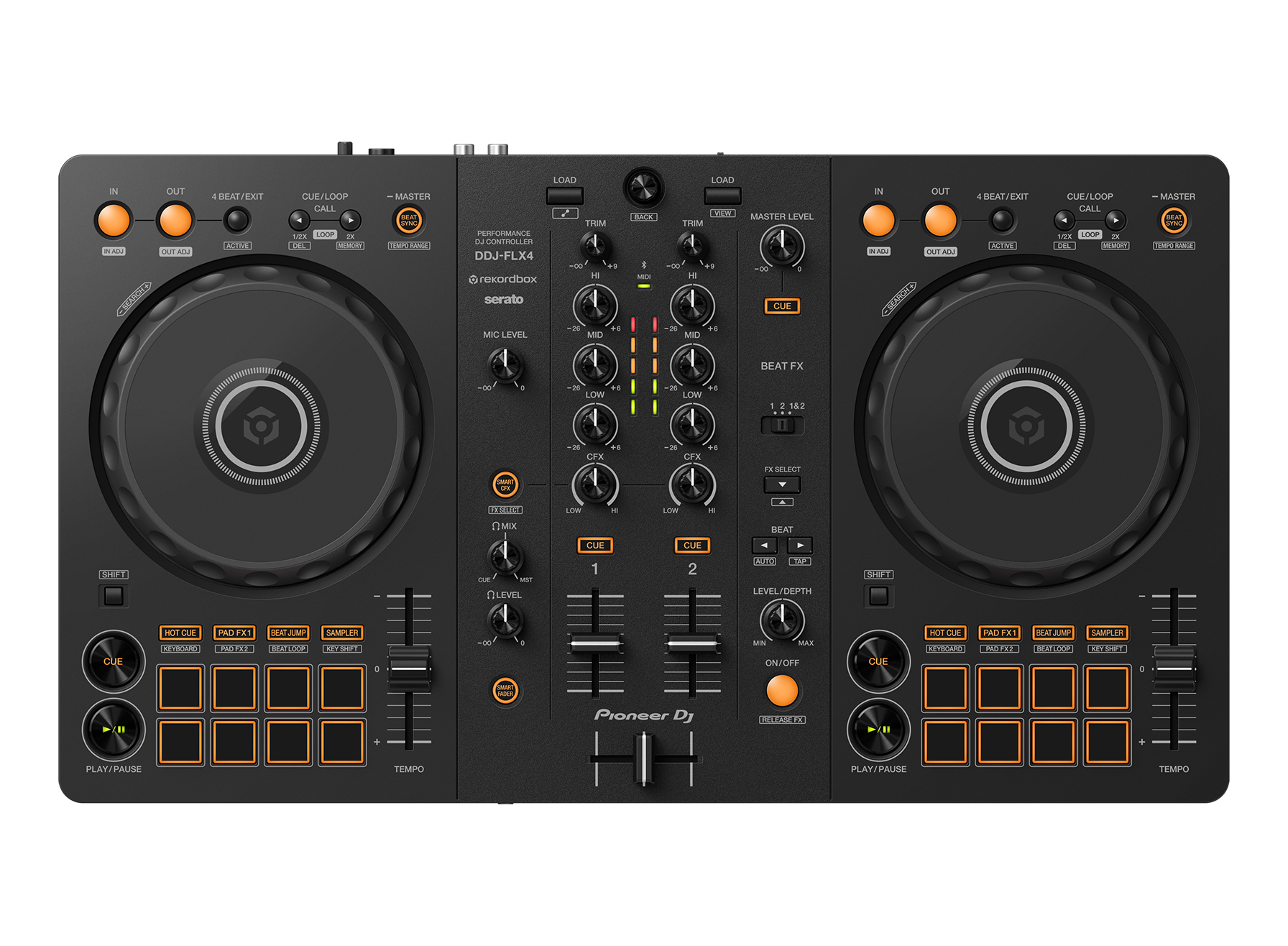 Pioneer DJ DDJ FLX4 2 Channel DJ Controller in Black