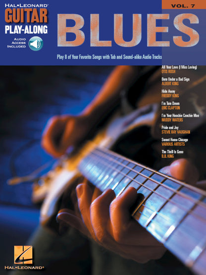 Blues Guitar Play Along Volume 7 Bk/Ola