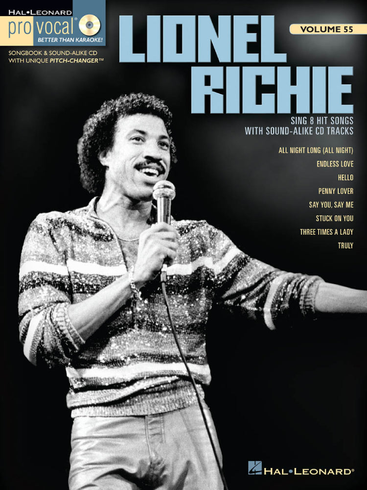 Lionel Richie Pro Vocal Men's Edition Volume 55 Bk/Cd