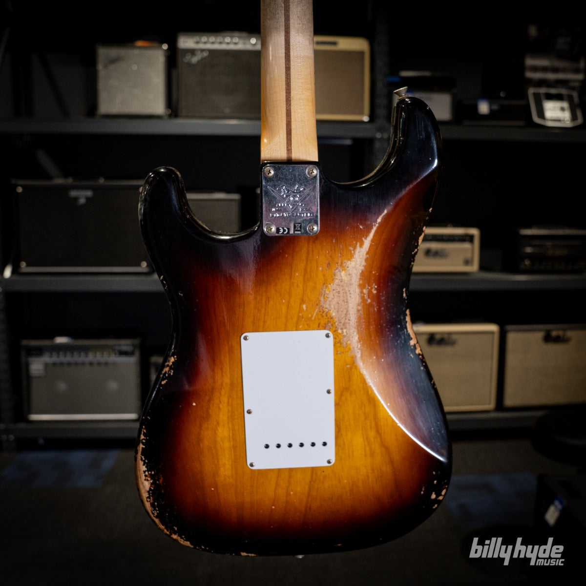 Fender Custom Shop Limited Edition 70th Anniversary 1954 Stratocaster Heavy Relic Electric Guitar in Wide-Fade 2-Color Sunburst