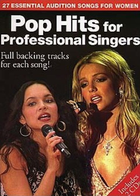 Pop Hits For Professional Singers Womens Bk/2cd