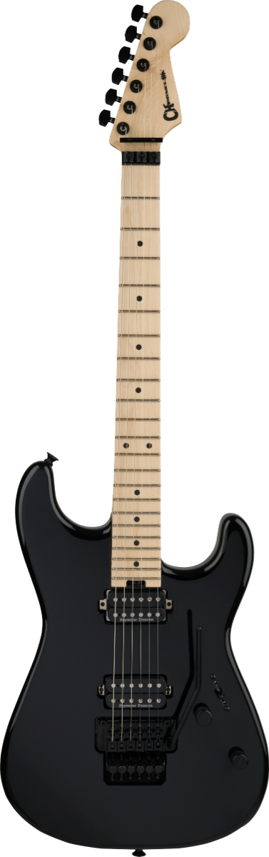 Charvel Pro-Mod San Dimas Style 1 HH FR MPL, Maple Fingerboard in Gloss Black