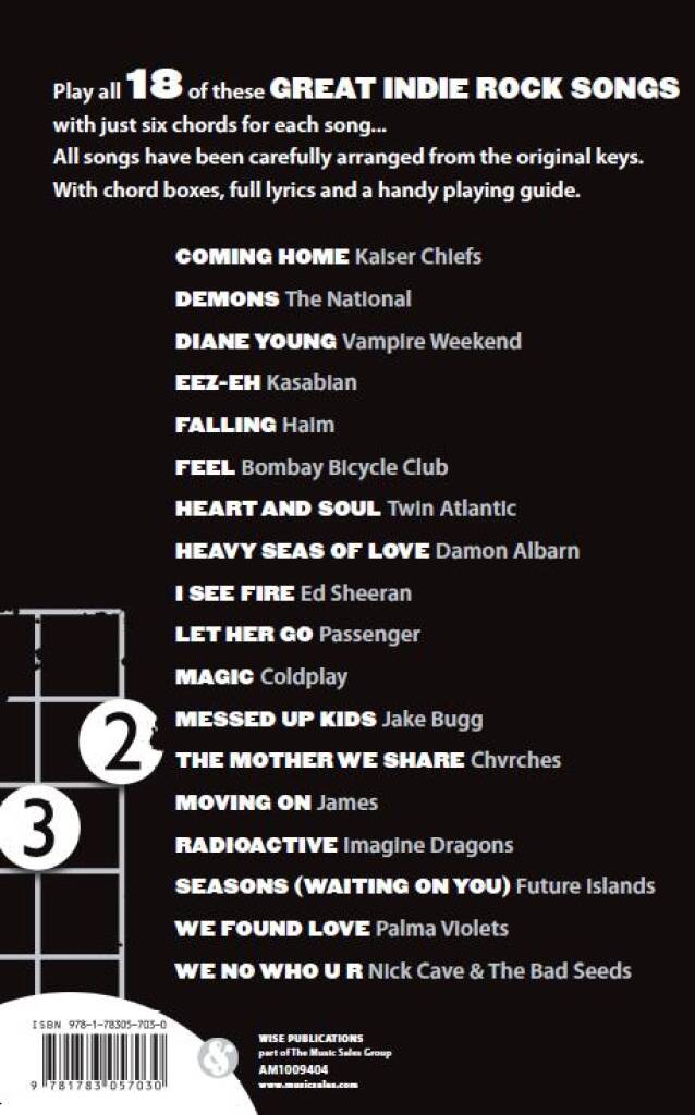 The Six Chord Songbook Great Indie Rock Songs