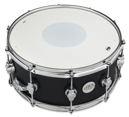 DW Design 5.5" x 14" Black Satin Snare Drum