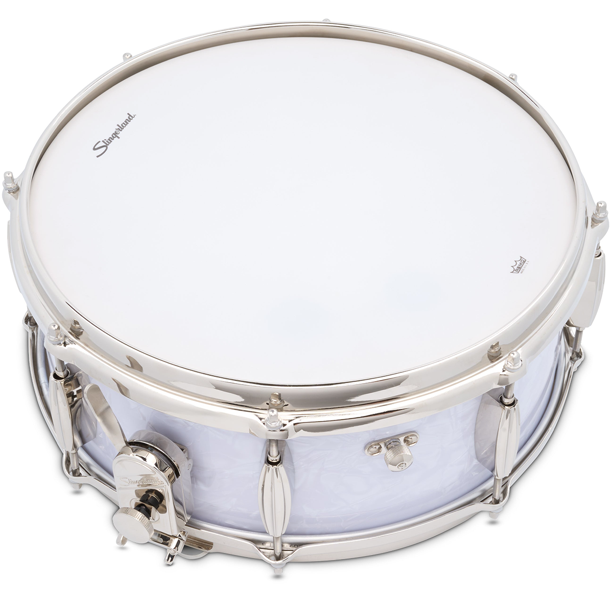 Slingerland Radio King Artist 6.5" x 14"  3-Ply White Marine Pearl Snare Drum