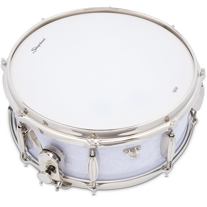 Slingerland Radio King Artist 6.5" x 14"  3-Ply White Marine Pearl Snare Drum