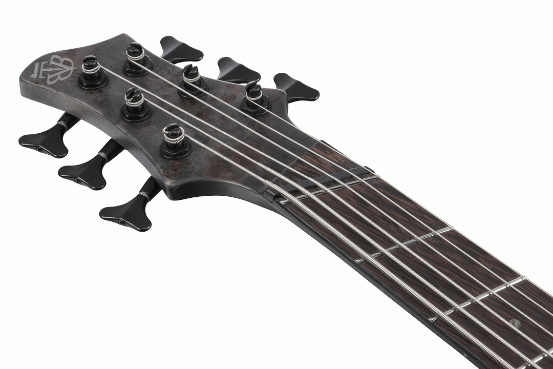 Ibanez BTB806MS TGF Electric 6 String Bass in Transparent Gray Flat