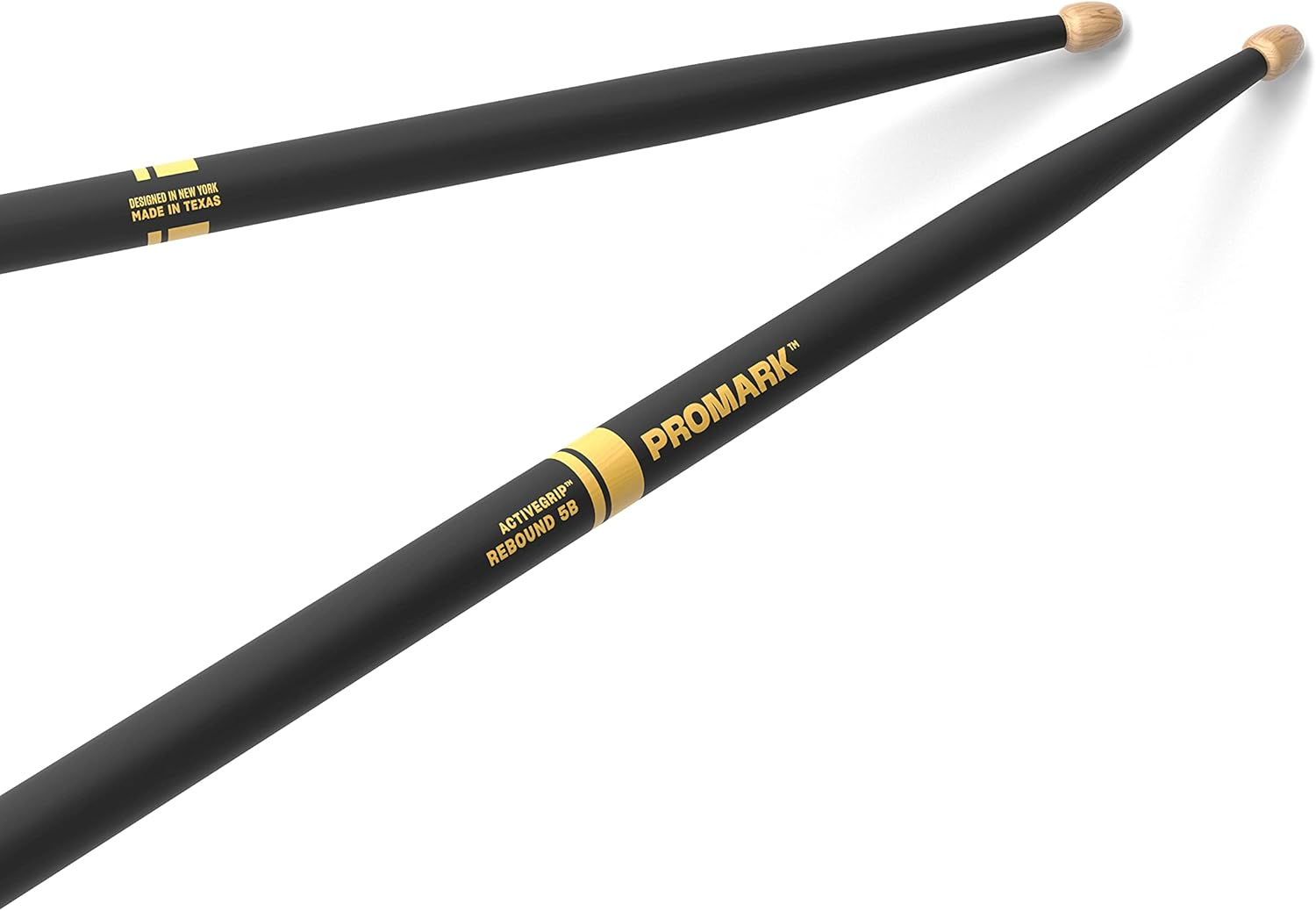 ProMark Rebound 5B ActiveGrip Hickory Drumstick aAcorn Wood Tip