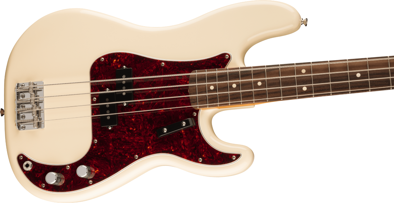 Fender Vintera II '60s Precision Bass, Rosewood Fingerboard in Olympic White
