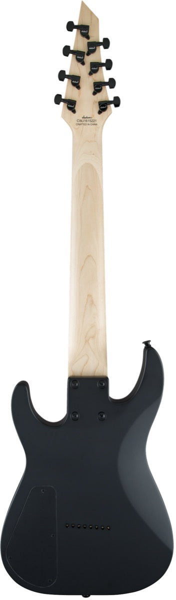 Jackson JS Series Dinky Arch Top JS32-8 DKA HT, Amaranth Fingerboard in Satin Black