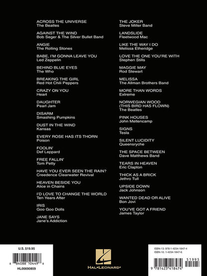 Best Acoustic Guitar Songs Ever Guitar Tab
