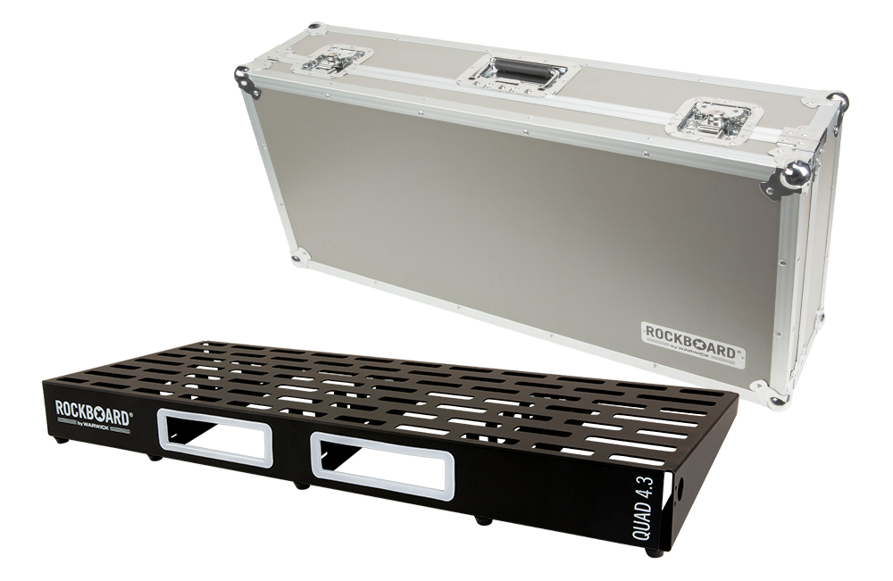 Warwick RockBoard QUAD 4.3 Pedalboard with Flight Case