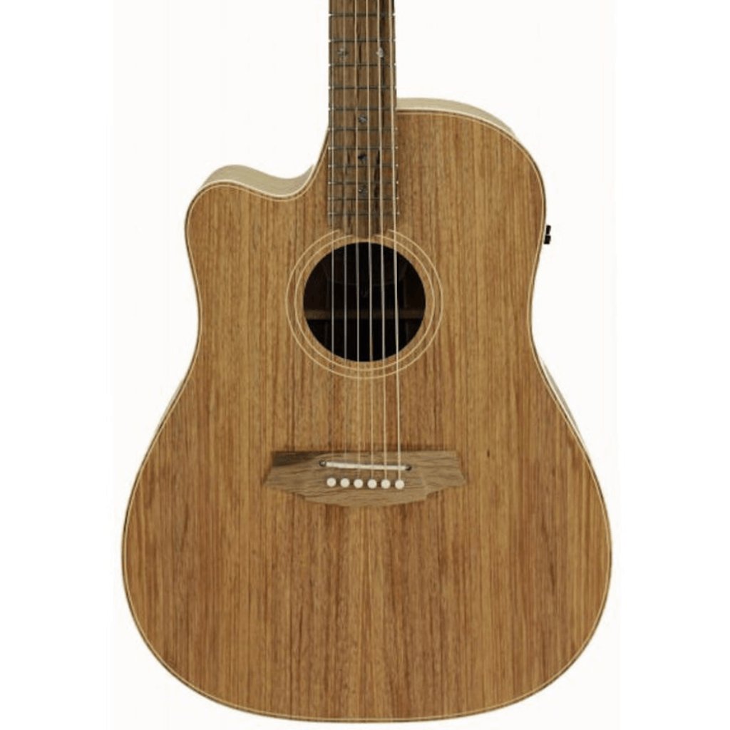 Cole Clark FL2EC-LH-BLBL-AE All Blackwood Left-Handed Acoustic-Electric Guitar