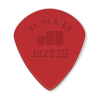 Jim Dunlop Nylon Player's Pack Jazz III XL Guitar Pick 6 Pack in Red