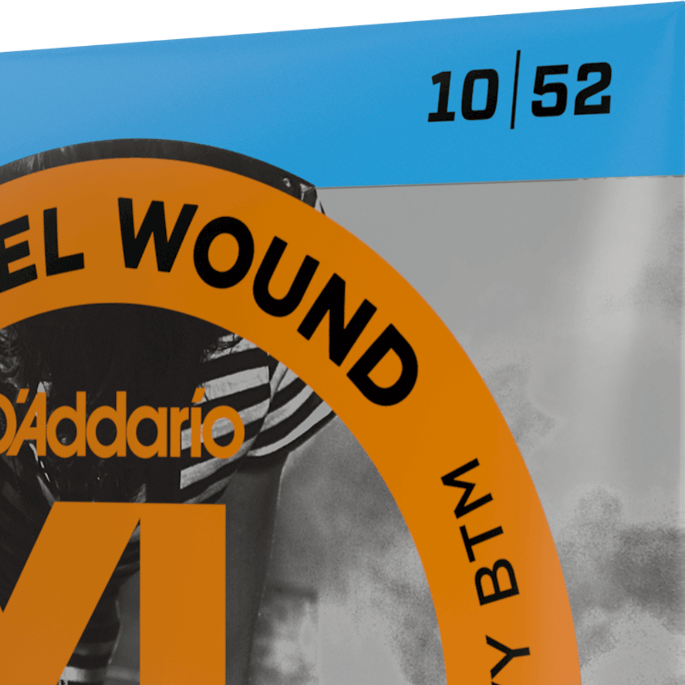 D'Addario EXL140 Nickel Wound Electric Guitar Strings Light Top Heavy Bottom 10-52 Gauge