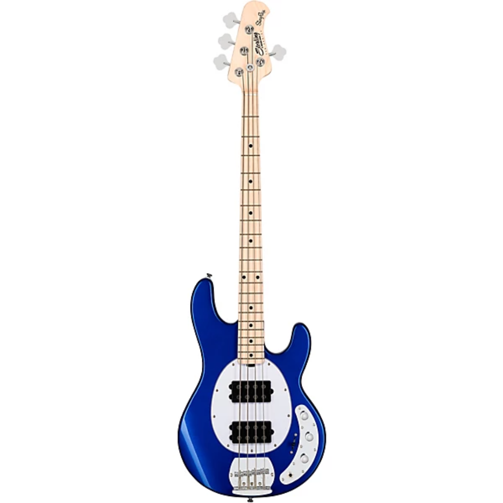 Sterling By Music Man StingRay 4 HH Bass Guitar in Cobra Blue