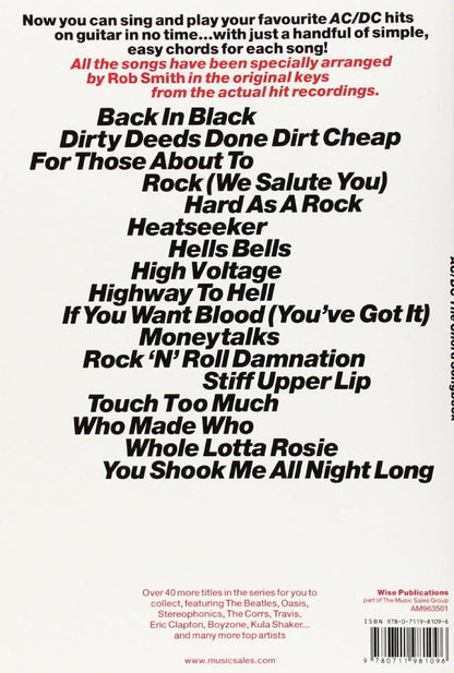 AC/DC Guitar Chord Songbook