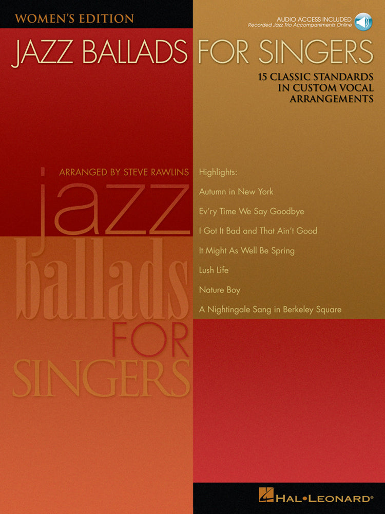 Jazz Ballads For Singers Women's Edition BK/OLA