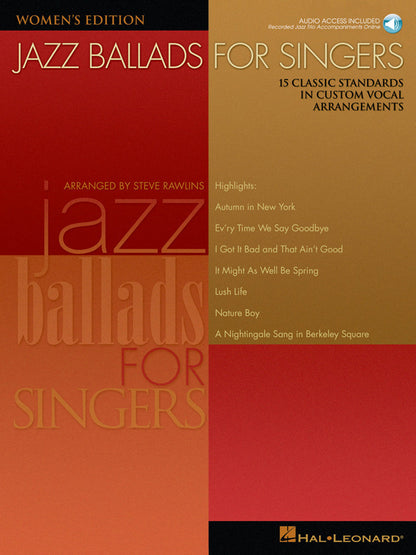 Jazz Ballads For Singers Women's Edition BK/OLA