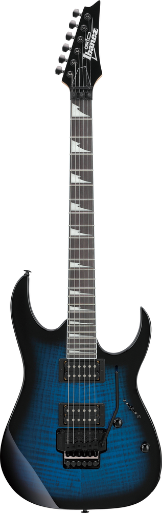Ibanez GIO RG320FA Electric Guitar in Transparent Blue Sunburst