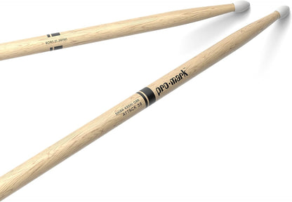 Promark Attack 5B Lacquered Shira Kashi Oak Nylon Tip Drumsticks