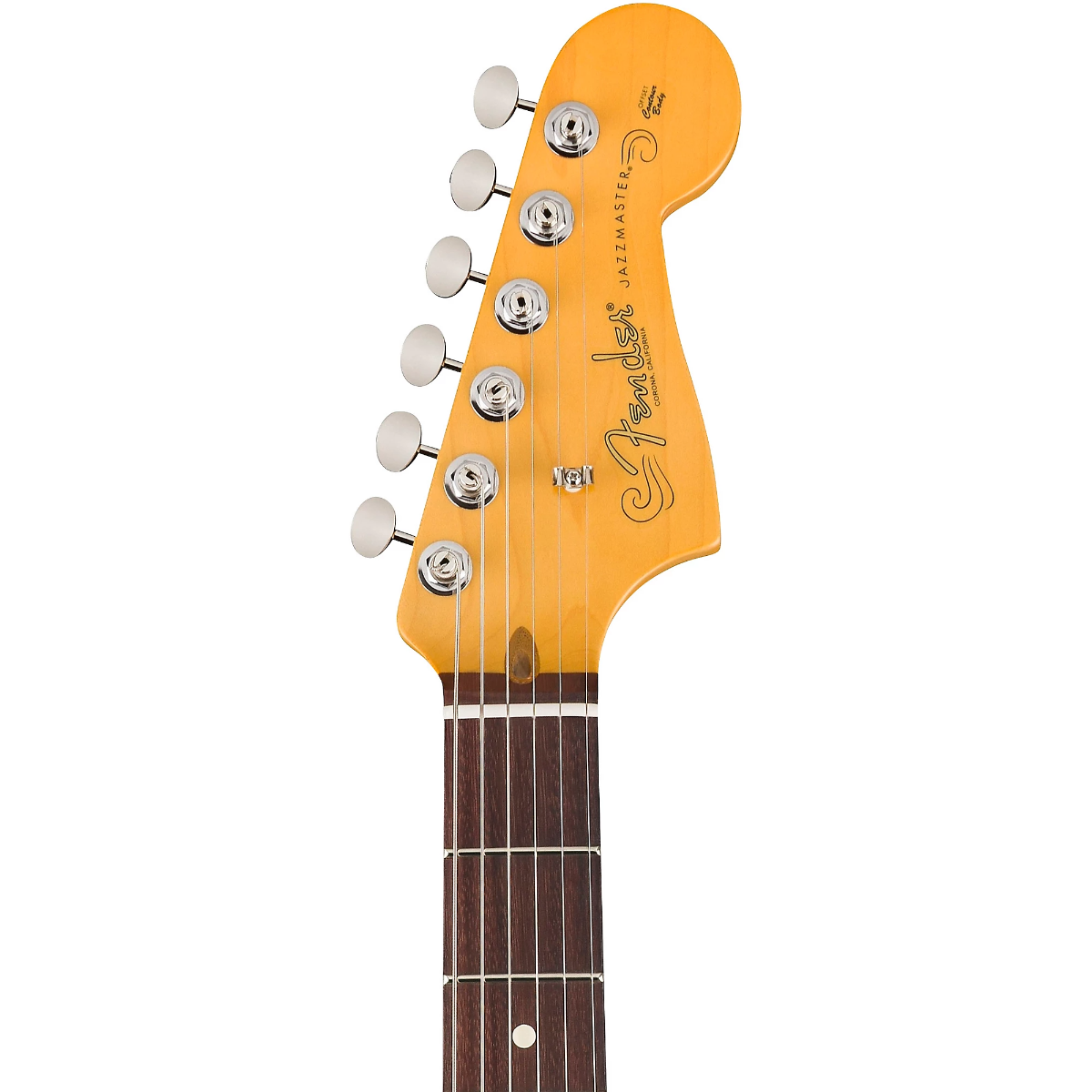 Fender American Professional Classic Jazzmaster Electric Guitar, Rosewood Fingerboard in Faded Sherwood Green Metallic